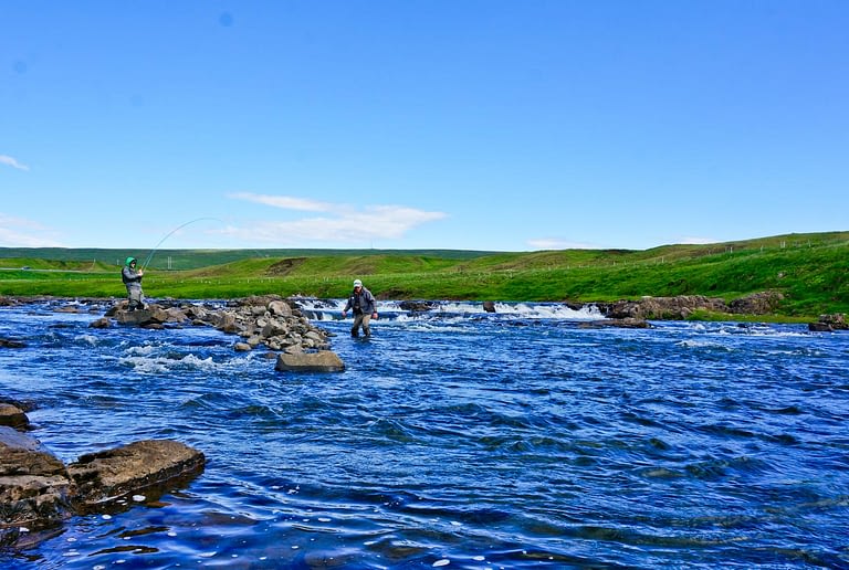 Laxa in Dolum is a great place to unwind and fish