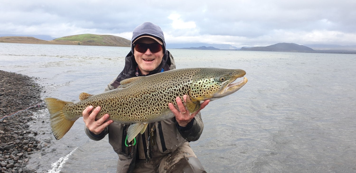 Fly fishing in Iceland is an experience like no other, especially at Lake Thingvellir