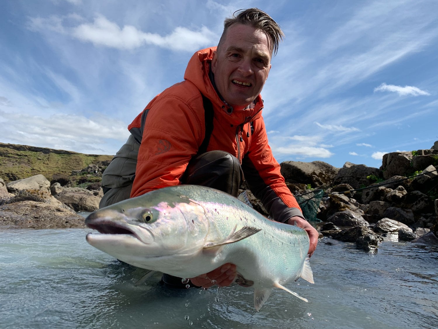 Guides reeling in the catch of a lifetime at one of Iceland's top fishing spots
